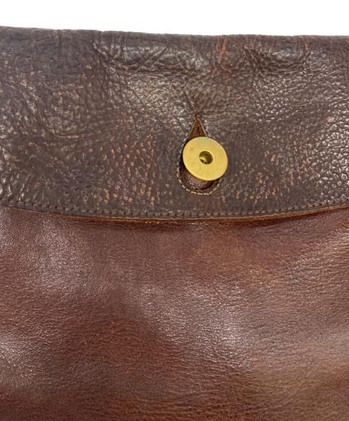 munekawa（ムネカワ）Munekawa (ムネカワ) レザーショルダーバッグ ブラウンの古着・服飾アイテム