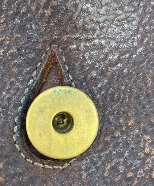 munekawa（ムネカワ）Munekawa (ムネカワ) レザーショルダーバッグ ブラウンの古着・服飾アイテム