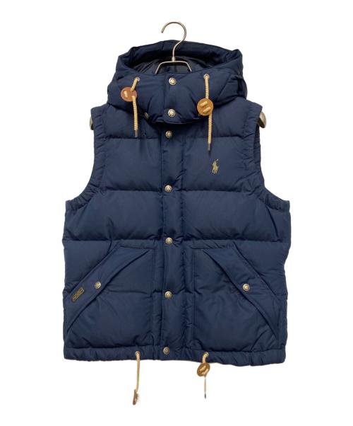 POLO RALPH LAUREN（ポロ・ラルフローレン）POLO RALPH LAUREN (ポロ・ラルフローレン) ダウンベスト ネイビー サイズ:Mの古着・服飾アイテム