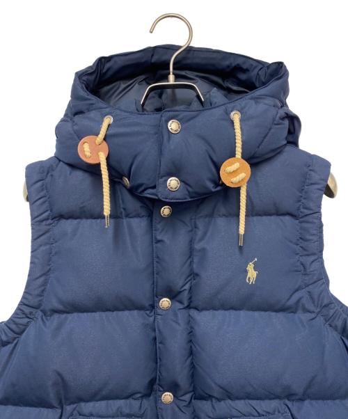 POLO RALPH LAUREN（ポロ・ラルフローレン）POLO RALPH LAUREN (ポロ・ラルフローレン) ダウンベスト ネイビー サイズ:Mの古着・服飾アイテム