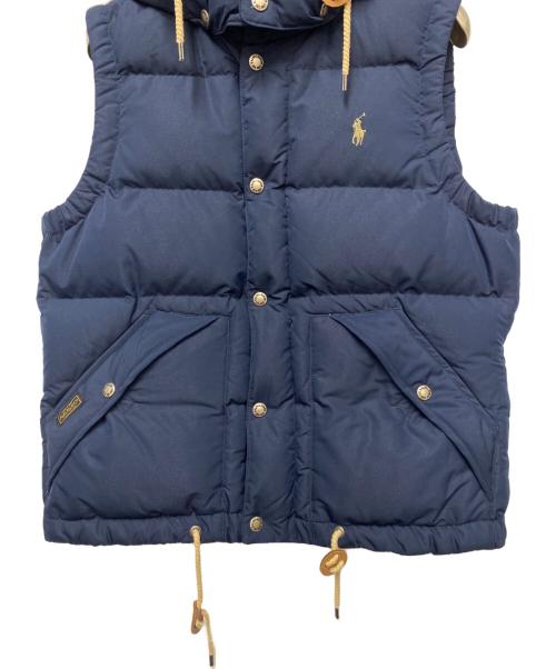 POLO RALPH LAUREN（ポロ・ラルフローレン）POLO RALPH LAUREN (ポロ・ラルフローレン) ダウンベスト ネイビー サイズ:Mの古着・服飾アイテム