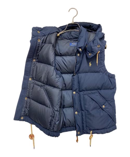 POLO RALPH LAUREN（ポロ・ラルフローレン）POLO RALPH LAUREN (ポロ・ラルフローレン) ダウンベスト ネイビー サイズ:Mの古着・服飾アイテム