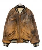 AVIREXアヴィレックス）の古着「フライトジャケット」｜ブラウン