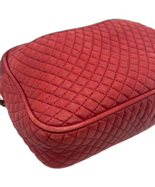 BALLY（バリー）BALLY (バリー) チェーンショルダーバッグ レッドの古着・服飾アイテム