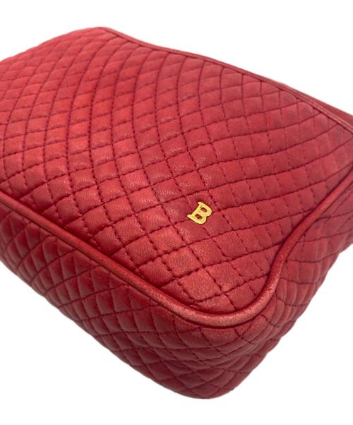 BALLY（バリー）BALLY (バリー) チェーンショルダーバッグ レッドの古着・服飾アイテム