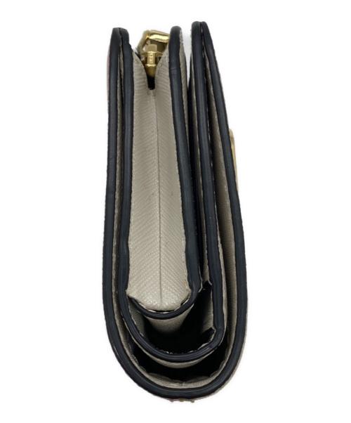 MARC JACOBS（マークジェイコブズ）MARC JACOBS (マークジェイコブズ) 2つ折り財布 ブラウン×ピンクの古着・服飾アイテム