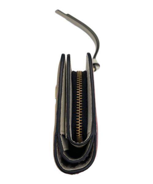 MARC JACOBS（マークジェイコブズ）MARC JACOBS (マークジェイコブズ) 2つ折り財布 ブラウン×ピンクの古着・服飾アイテム