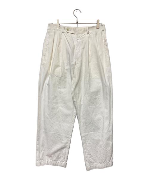 EVISU（エヴィス）EVISU (エヴィス) タックスラックスパンツ ホワイト サイズ:4の古着・服飾アイテム