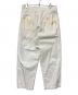 EVISU (エヴィス) タックスラックスパンツ ホワイト サイズ:4：6000円