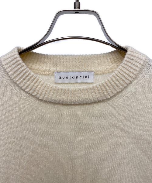 quaranciel（カランシエル）quaranciel (カランシエル) 厚手ニット アイボリー サイズ:Freeの古着・服飾アイテム