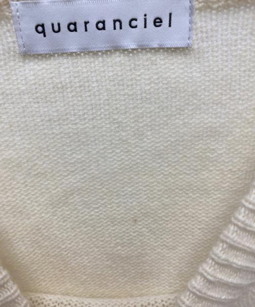 quaranciel（カランシエル）quaranciel (カランシエル) 厚手ニット アイボリー サイズ:Freeの古着・服飾アイテム