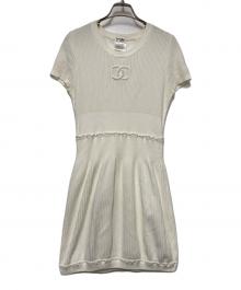 CHANEL（シャネル）の古着「ノースリーブ・キャミソールワンピース」｜ホワイト