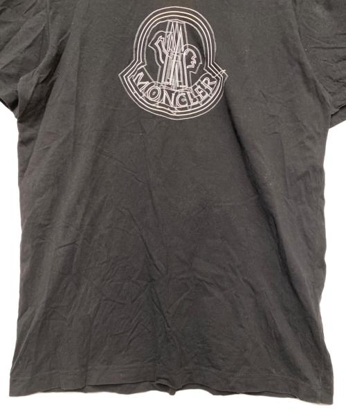 MONCLER（モンクレール）MONCLER (モンクレール) 半袖カットソー ブラック サイズ:Lの古着・服飾アイテム