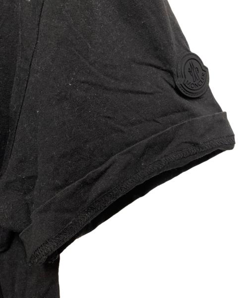 MONCLER（モンクレール）MONCLER (モンクレール) 半袖カットソー ブラック サイズ:Lの古着・服飾アイテム