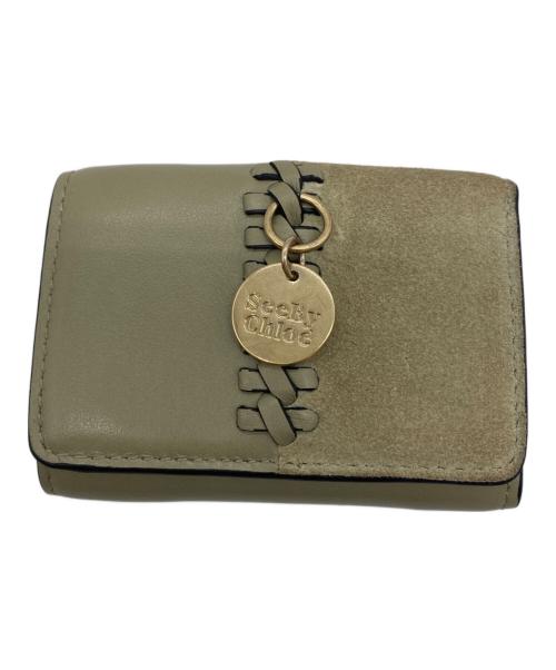 SEE BY CHLOE（シーバイクロエ）SEE BY CHLOE (シーバイクロエ) コンパクトウォレット グリーンの古着・服飾アイテム