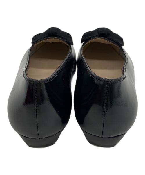Salvatore Ferragamo（サルヴァトーレ フェラガモ）Salvatore Ferragamo (サルヴァトーレ フェラガモ) レザーパンプス ブラック サイズ:7の古着・服飾アイテム