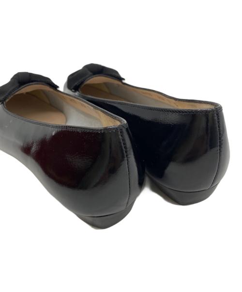Salvatore Ferragamo（サルヴァトーレ フェラガモ）Salvatore Ferragamo (サルヴァトーレ フェラガモ) レザーパンプス ブラック サイズ:7の古着・服飾アイテム
