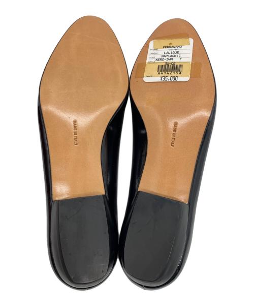 Salvatore Ferragamo（サルヴァトーレ フェラガモ）Salvatore Ferragamo (サルヴァトーレ フェラガモ) レザーパンプス ブラック サイズ:7の古着・服飾アイテム