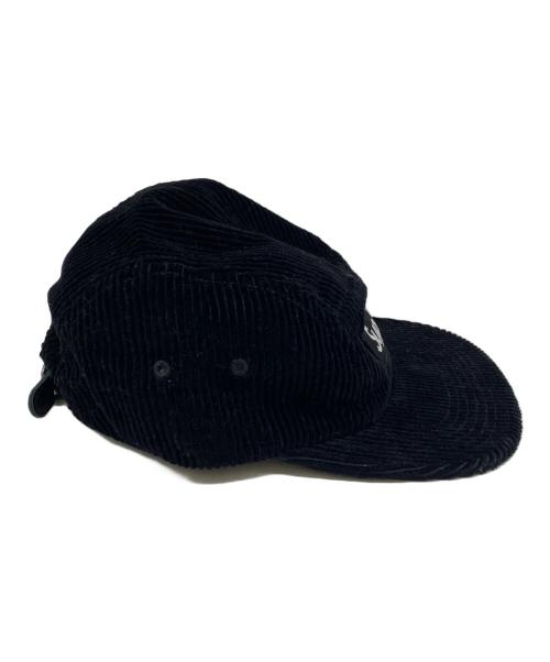 SUPREME（シュプリーム）SUPREME (シュプリーム) コーデュロイキャップ ブラックの古着・服飾アイテム