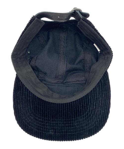 SUPREME（シュプリーム）SUPREME (シュプリーム) コーデュロイキャップ ブラックの古着・服飾アイテム