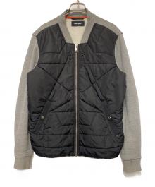DIESEL（ディーゼル）の古着「ブルゾン」｜グレー×ブラック