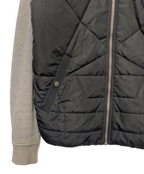 DIESEL（ディーゼル）DIESEL (ディーゼル) ブルゾン グレー×ブラック サイズ:Sの古着・服飾アイテム