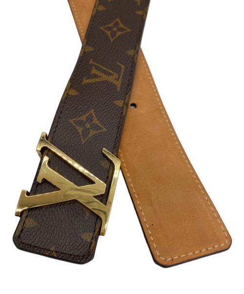 LOUIS VUITTON（ルイ ヴィトン）LOUIS VUITTON (ルイ ヴィトン) サンチュール・LVイニシアベルト ブラウンの古着・服飾アイテム