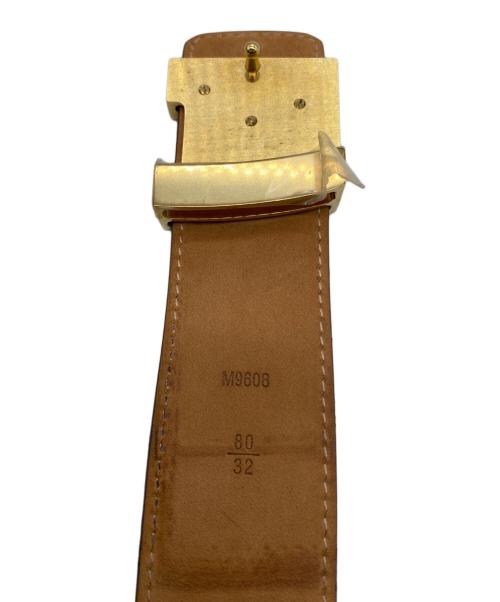 LOUIS VUITTON（ルイ ヴィトン）LOUIS VUITTON (ルイ ヴィトン) サンチュール・LVイニシアベルト ブラウンの古着・服飾アイテム