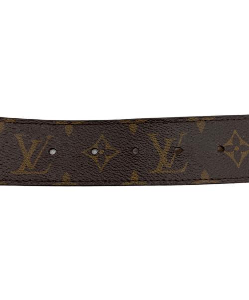 LOUIS VUITTON（ルイ ヴィトン）LOUIS VUITTON (ルイ ヴィトン) サンチュール・LVイニシアベルト ブラウンの古着・服飾アイテム