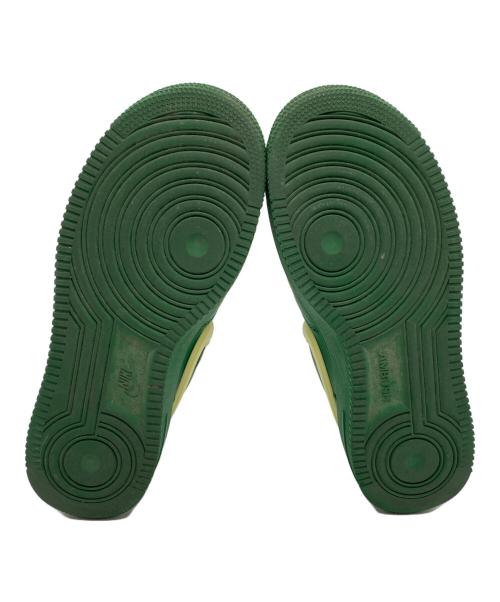 NIKE（ナイキ）NIKE (ナイキ) AMBUSH (アンブッシュ) AIR FORCE1 LOW　GREEN グリーン×イエロー サイズ:26.5の古着・服飾アイテム