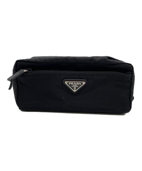 PRADA（プラダ）PRADA (プラダ) PURADA　トラベルポーチ ブラックの古着・服飾アイテム