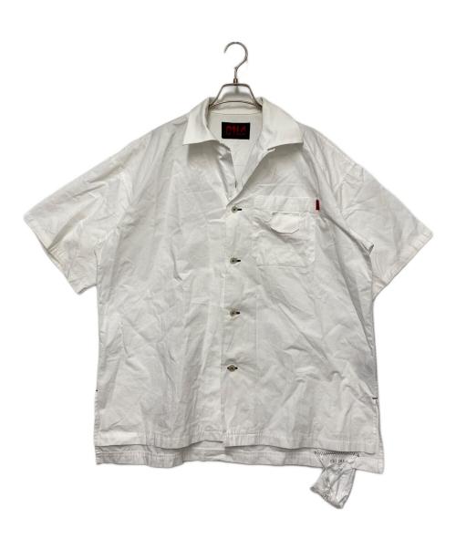 CVTVLIST（カタリスト）CVTVLIST (カタリスト) 半袖シャツ ホワイト サイズ:Lの古着・服飾アイテム