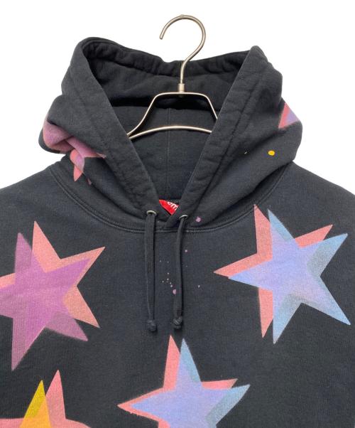 SUPREME（シュプリーム）Supreme (シュプリーム) Gonz Stars Hooded Sweatshirt ブラック サイズ:Mの古着・服飾アイテム