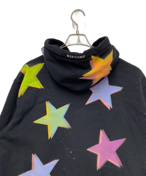 SUPREME（シュプリーム）Supreme (シュプリーム) Gonz Stars Hooded Sweatshirt ブラック サイズ:Mの古着・服飾アイテム