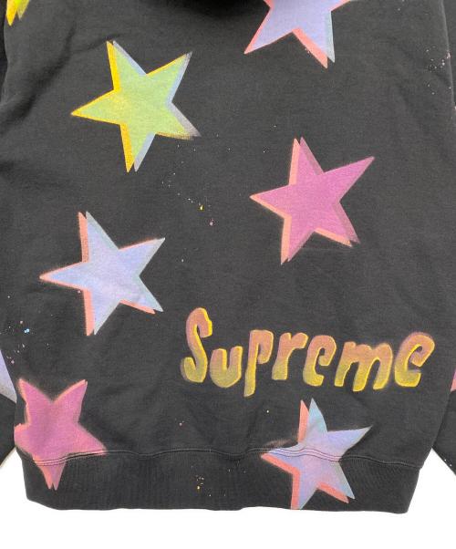SUPREME（シュプリーム）Supreme (シュプリーム) Gonz Stars Hooded Sweatshirt ブラック サイズ:Mの古着・服飾アイテム