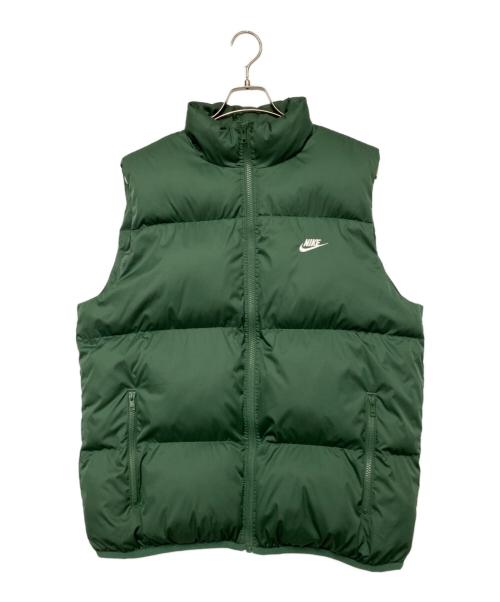 NIKE（ナイキ）NIKE (ナイキ) ダウンベスト グリーン サイズ:Lの古着・服飾アイテム