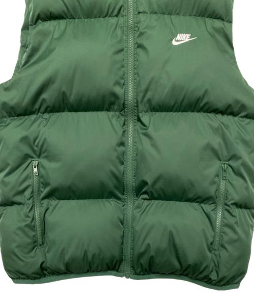 NIKE（ナイキ）NIKE (ナイキ) ダウンベスト グリーン サイズ:Lの古着・服飾アイテム
