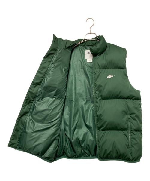 NIKE（ナイキ）NIKE (ナイキ) ダウンベスト グリーン サイズ:Lの古着・服飾アイテム