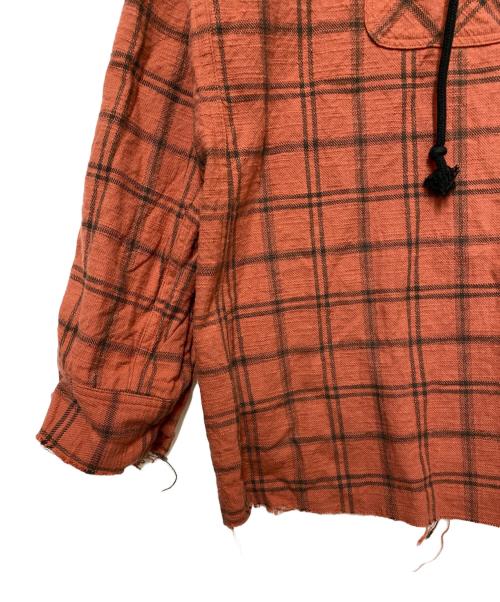 Azuma（アズマ）Azuma (アズマ) フーデッドジャケット レッド×ブラック サイズ:Sの古着・服飾アイテム