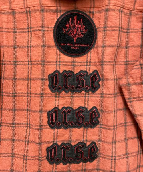 Azuma（アズマ）Azuma (アズマ) フーデッドジャケット レッド×ブラック サイズ:Sの古着・服飾アイテム