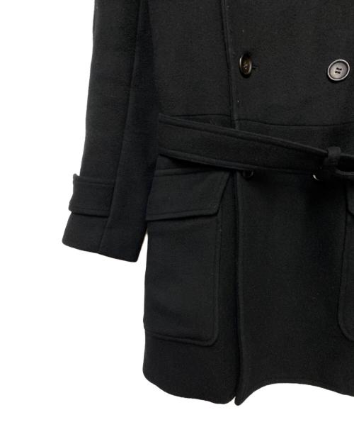 N.HOOLYWOOD（エヌ ハリウッド）N.HOOLYWOOD (エヌ ハリウッド) ベルト付きコート ブラック サイズ:36の古着・服飾アイテム