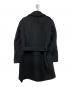 N.HOOLYWOOD (エヌ ハリウッド) ベルト付きコート ブラック サイズ:36：6000円