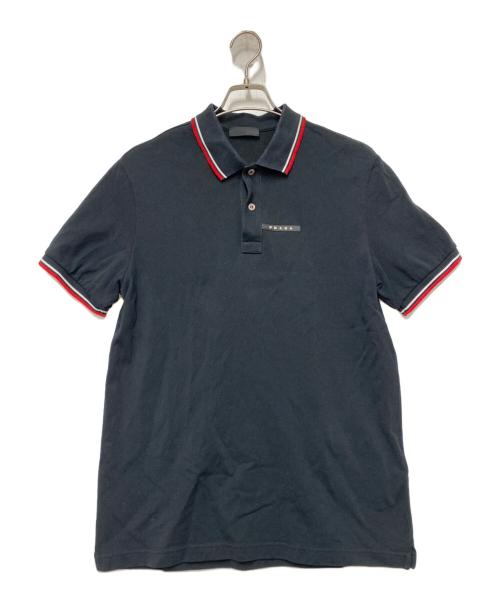 PRADA SPORTS（プラダスポーツ）PRADA SPORTS (プラダスポーツ) 半袖ポロシャツ ブラック サイズ:XLの古着・服飾アイテム