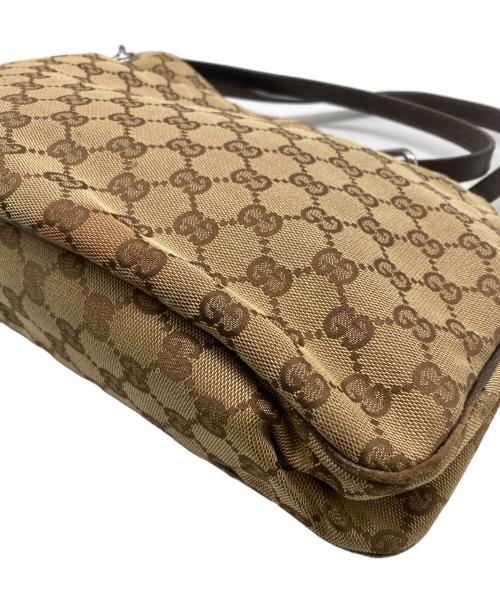 GUCCI（グッチ）GUCCI (グッチ) ハンドバッグ ブラウンの古着・服飾アイテム