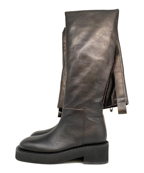 MM6 Maison Margiela（エムエムシックスメゾンマルジェラ）MM6 Maison Margiela (エムエムシックスメゾンマルジェラ) ロングブーツ ブラック サイズ:36の古着・服飾アイテム