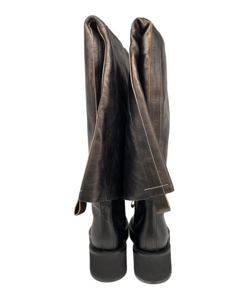 MM6 Maison Margiela（エムエムシックスメゾンマルジェラ）MM6 Maison Margiela (エムエムシックスメゾンマルジェラ) ロングブーツ ブラック サイズ:36の古着・服飾アイテム