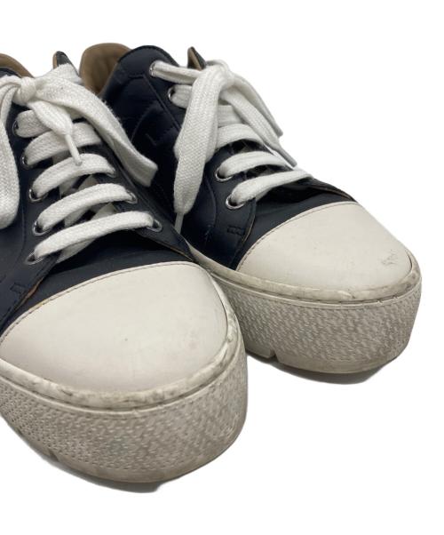 HERMES（エルメス）HERMES (エルメス) スニーカー ブラック×ホワイト サイズ:不明の古着・服飾アイテム