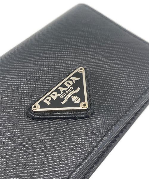PRADA（プラダ）PRADA (プラダ) カードケース ブラックの古着・服飾アイテム