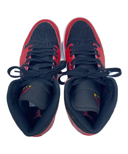 NIKE（ナイキ）NIKE (ナイキ) ミッドカットスニーカー ブラック×レッド サイズ:26cmの古着・服飾アイテム