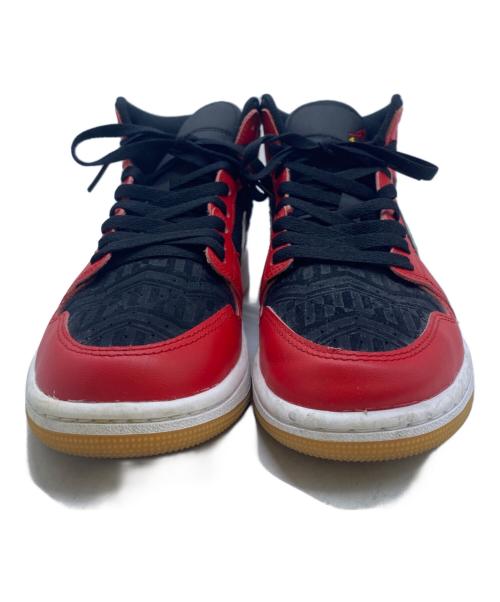 NIKE（ナイキ）NIKE (ナイキ) ミッドカットスニーカー ブラック×レッド サイズ:26cmの古着・服飾アイテム